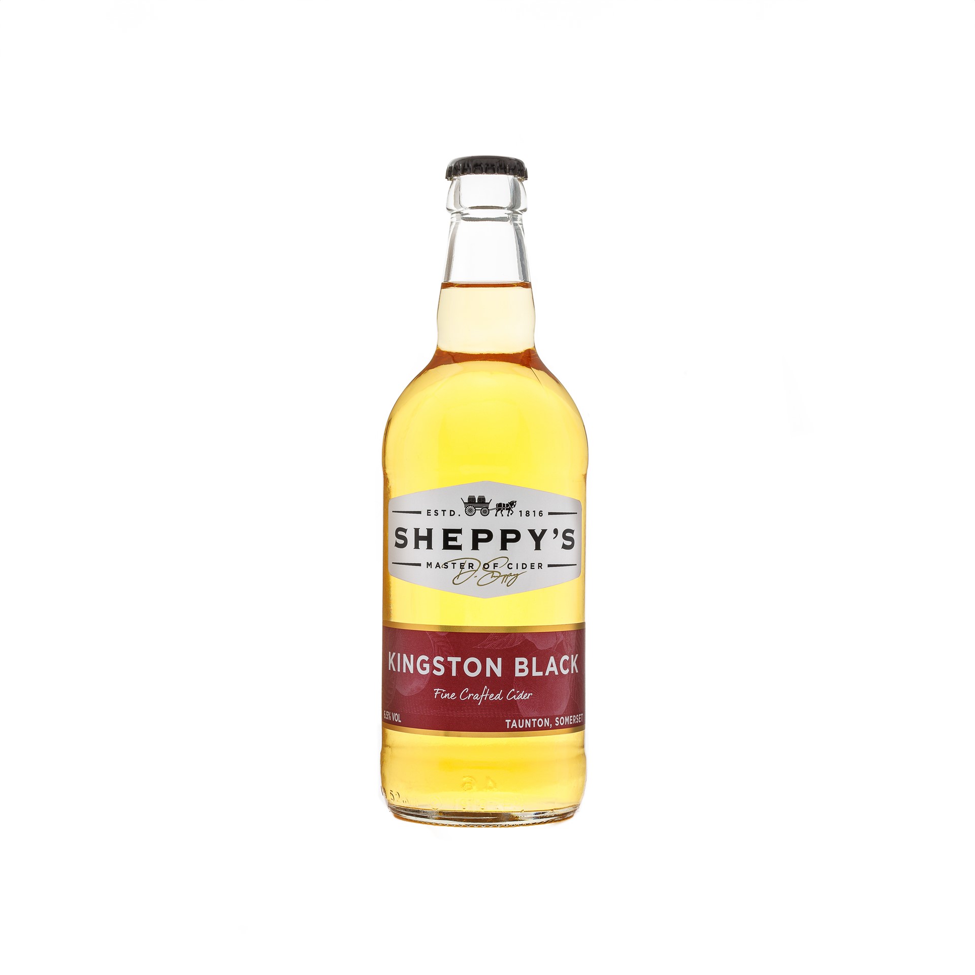 Kingston Black cider bottle
