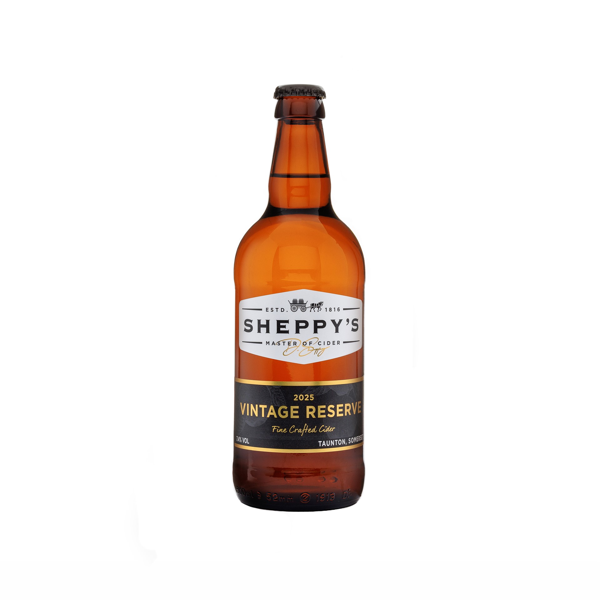 Vintage Reserve cider bottle
